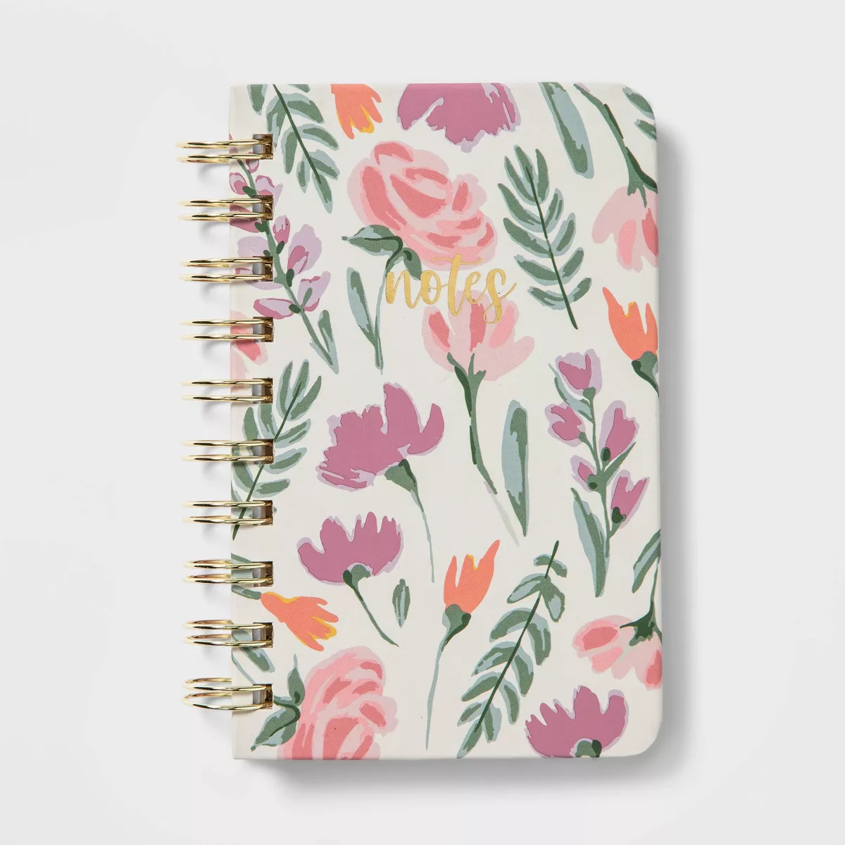 192 Sheet College Ruled Journal 3.5"x5.5" Spiral Floral